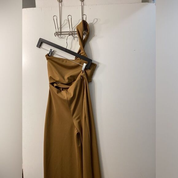 House Of harlow × Revolve Fabien Jumpsuit In Toffee/Tan - Picture 7 of 11